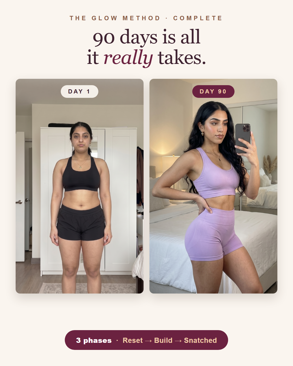 The GLOW Method Complete — 90-Day Transformation System (Digital)