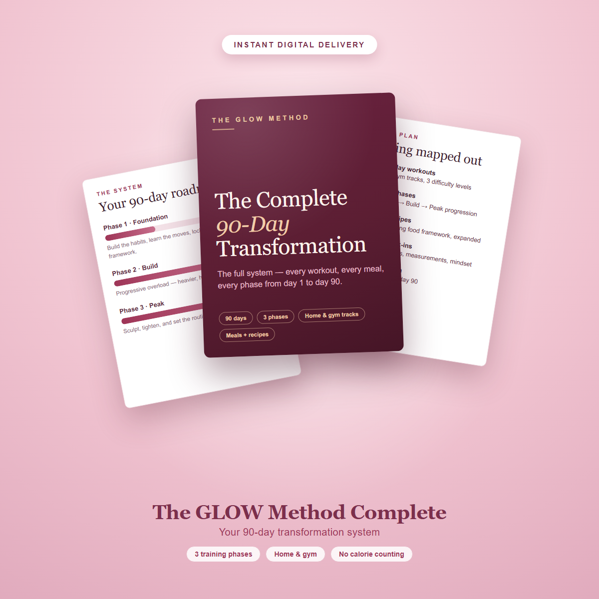 The GLOW Method Complete — 90-Day Transformation System (Digital)